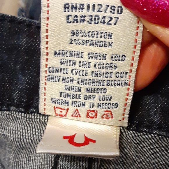 True Religion seqiun pockets skinny size 27 - Picture 9 of 9